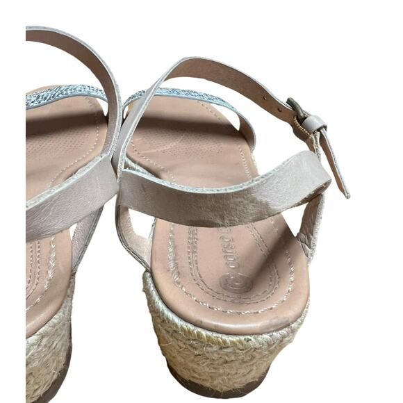 Corso Como Women's Cape Wedge Leather Ankle Strap Espadrille Sandal Size 8 - Picture 11 of 11